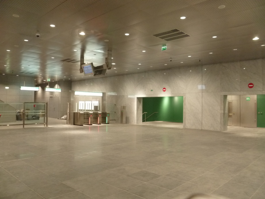 La salle d'échange de Gare d'Oullins