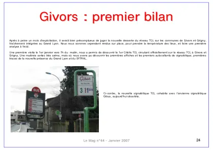 Couverture – Givors : premier bilan
