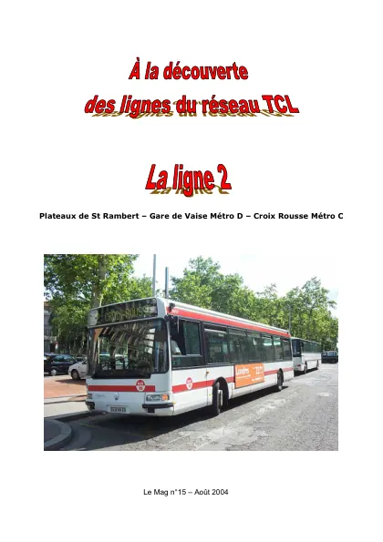 Couverture – À la découverte de la ligne 2