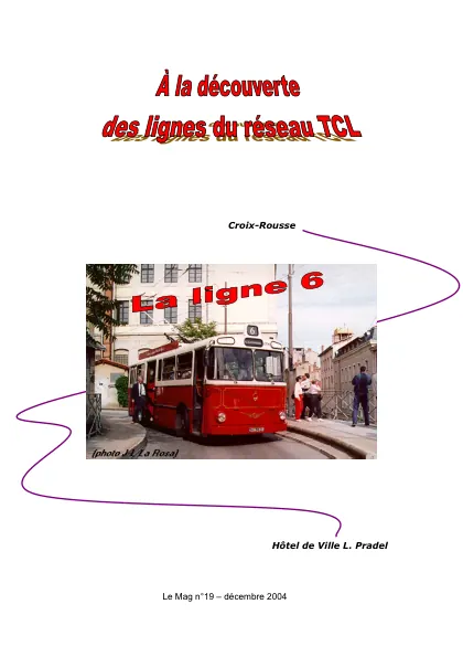 Couverture – À la découverte de la ligne 6