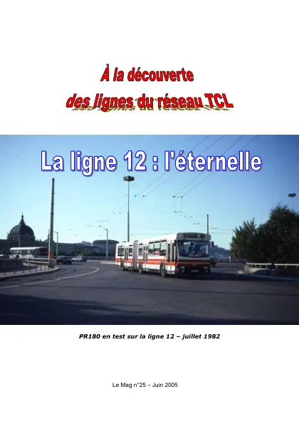 Couverture – À la découverte des lignes 12 et 12E