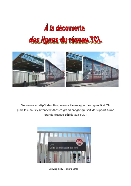 Couverture – À la découverte des lignes 9 et 79