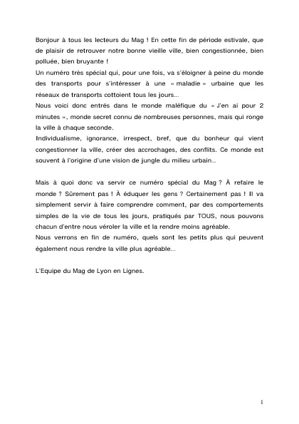 Couverture – J’en ai pour 2 minutes !