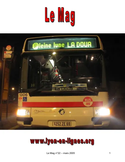 Couverture – Le Mag de Lyon en Lignes
